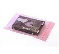 Reclosable Pink Antistatic Bags