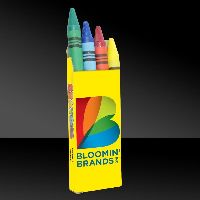 4 Pack of Wax Crayons