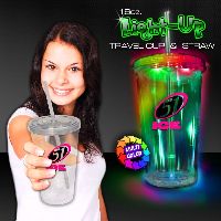 Multi Color LED Travel Cup