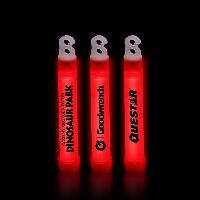 Red 4" Premium Glow Light Stick