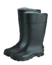 Radnor Size 10 Black 14" PVC Economy Boots