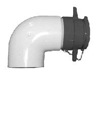 #294 Female Dry Hydrant 90 Elbow