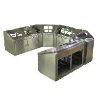 7-Section Stainless Steel Console