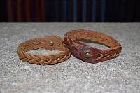 Horween Leather Braided Bracelet