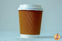 Coffee cup ripple with lid