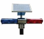 Solar Power Light Bar for Road Safety