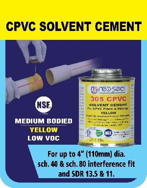 Medium Duty - Yellow colour CPVC Solvent Cement.