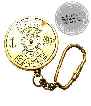 brass key chain