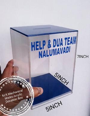 acrylic donation box