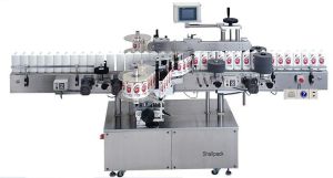 Automatic Double Sides Round Bottle Self Adhesive Sticker Labeling Machine