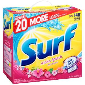 11.4 LB Surf Aloha Splash  Laundry Detergent Powder