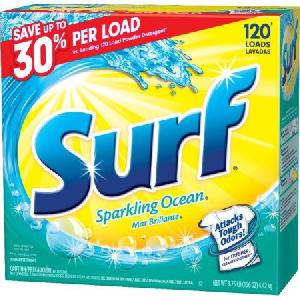 120 Loads Surf Sparkling Ocean Laundry Detergent Powder