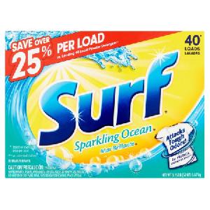 52 OZ Surf Sparkling Ocean Laundry Detergent Powder