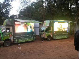 Led Mobile van advertising