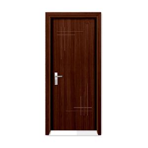 Dark Brown Laminated Flush Door