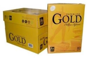 Copy Paper A4, Brand Name : PAPERLINE GOLD, Packaging Type : White