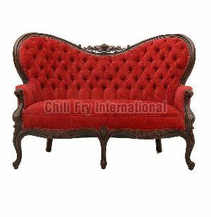 Rosewood made Butterfly Style Culted Back 3 Seater