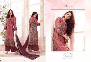 reyna somewhere in time cotton satin plazo designer suits at wholesale
