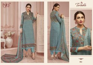 Sahiba Esta Twinkle Glace Satin Suits