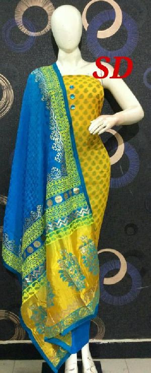 pure silk dupatta chanderi silk suits