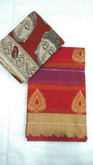 emboss soft cotton sarees