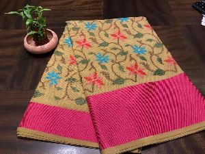 kota mercerised embroidered sarees