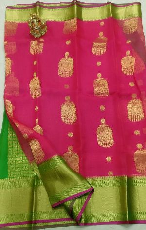 latest kanchi organza sarees
