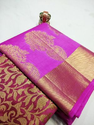 tussar silk pot design sarees