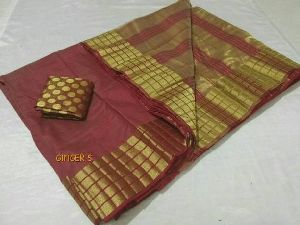 tussar silk sarees with box borders