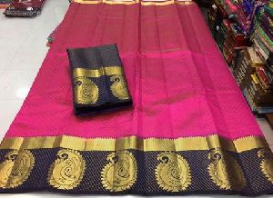 tussar silk sarees with rich pallu
