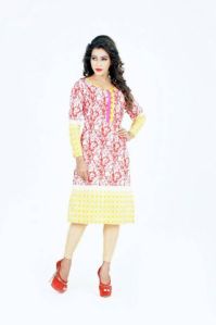 Reyon Dipti Kurtis, Pattern : Printed