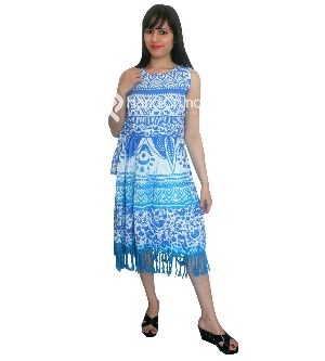 Diya Bati Ombre Print Dress