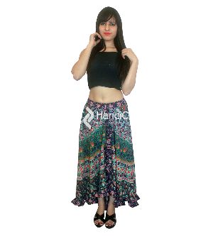Mandala Flattering Designer Asymmetric Skirt