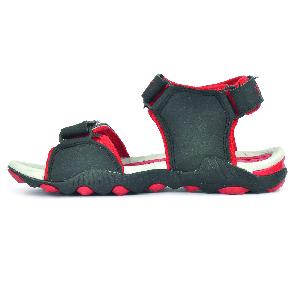 SDZ 119 Mens Black & Red Sandals