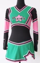 Custom Design Printed Cheerleading Uniforms/ Dancing Uniforms, Paypal