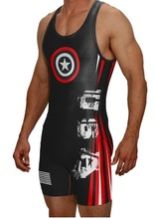 HSI-254 Printed Wrestling Singlets
