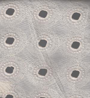 Aarya Ethnics Cotton Cambric Chicken Embroidered Bleach Fabrics_DN-14