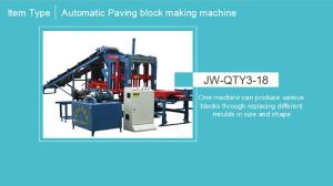 Paving Block Making Machine