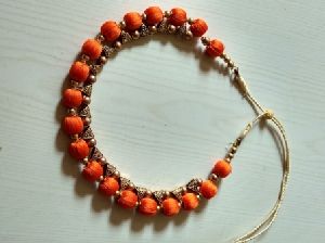 Handmade Silk Thread Necklace Set