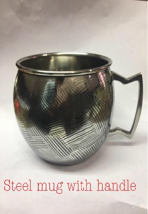 Stainless Steel Mug With Handle