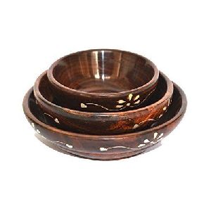 Wooden Bowl Set