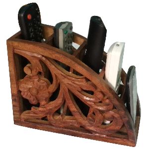 Wooden Remote Control Stand