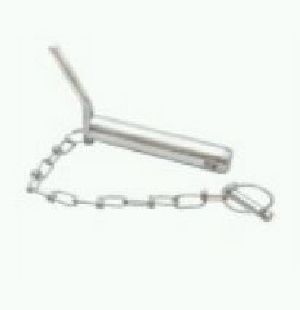 Bent Handle Hitch Pin with Linch Pin Chain
