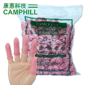 Anti-static Disposable Powder Free Latex Natural Rubber Pink finger cot Roll