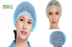 Disposable Non Woven Double Elastic Medical Hair Cap