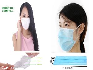 Disposable Non Woven Anti-Haze Anti-Dust Surgical Medical Facemask