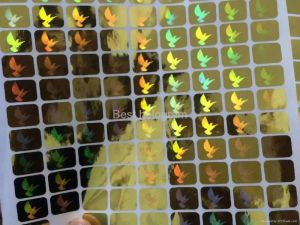 Silver Gold Visa Dove Hologram Sticker Silver Gold Visa Dove Hologram Sticker