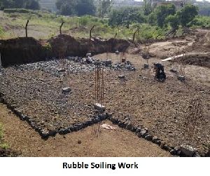 Rubble Soling Work