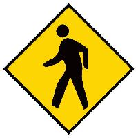 Mighty Line Pedestrian - 1 Sign