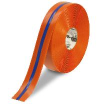 Orange Tape with Blue Center Line